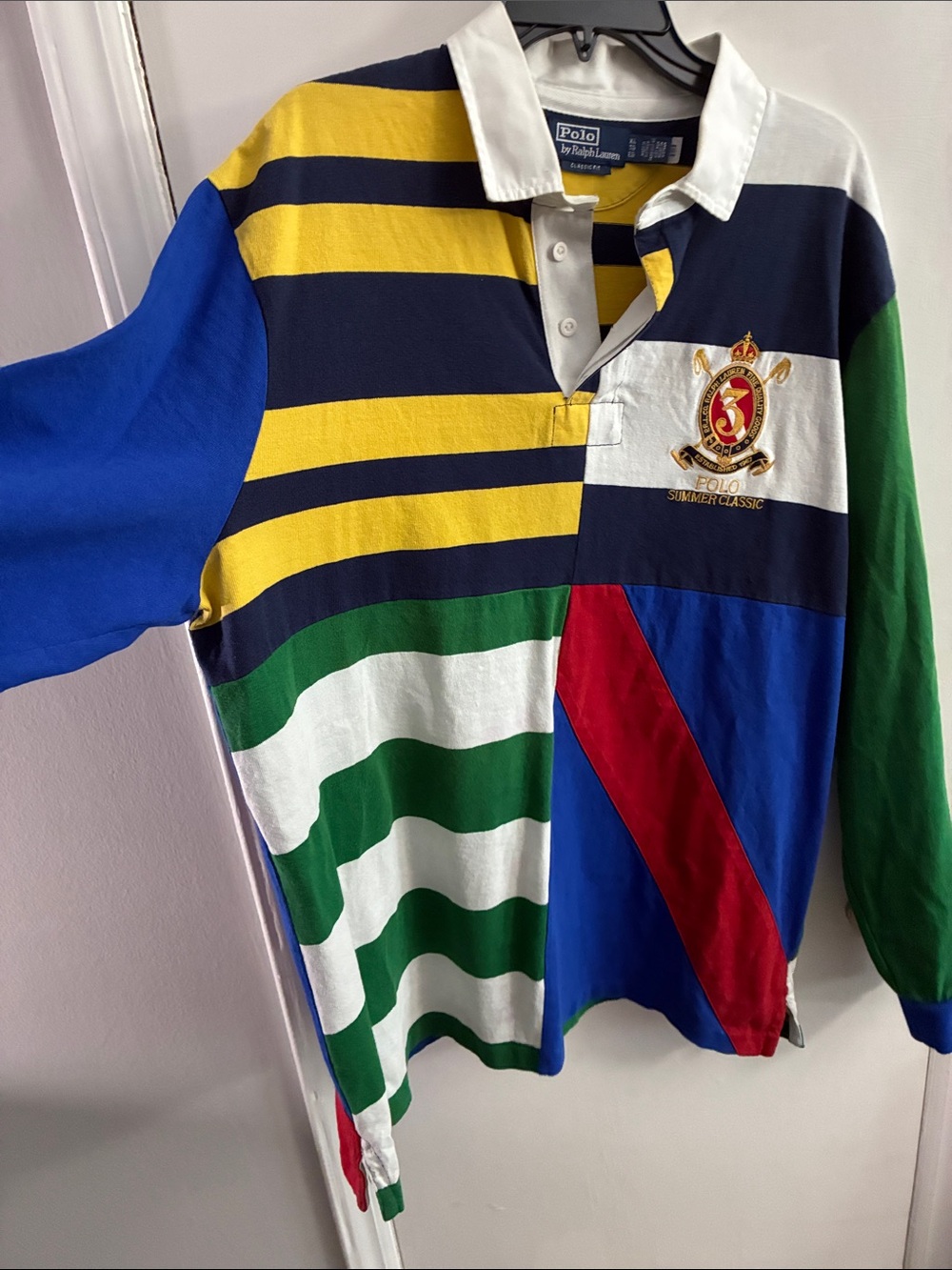 Polo by Ralph Lauren Men’s Multicolor Striped Rugby Shirt - Picture 2 of 3